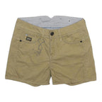 G-STAR Womens Shorts Beige Casual S W29 Cotton Comfortable Classic Fit