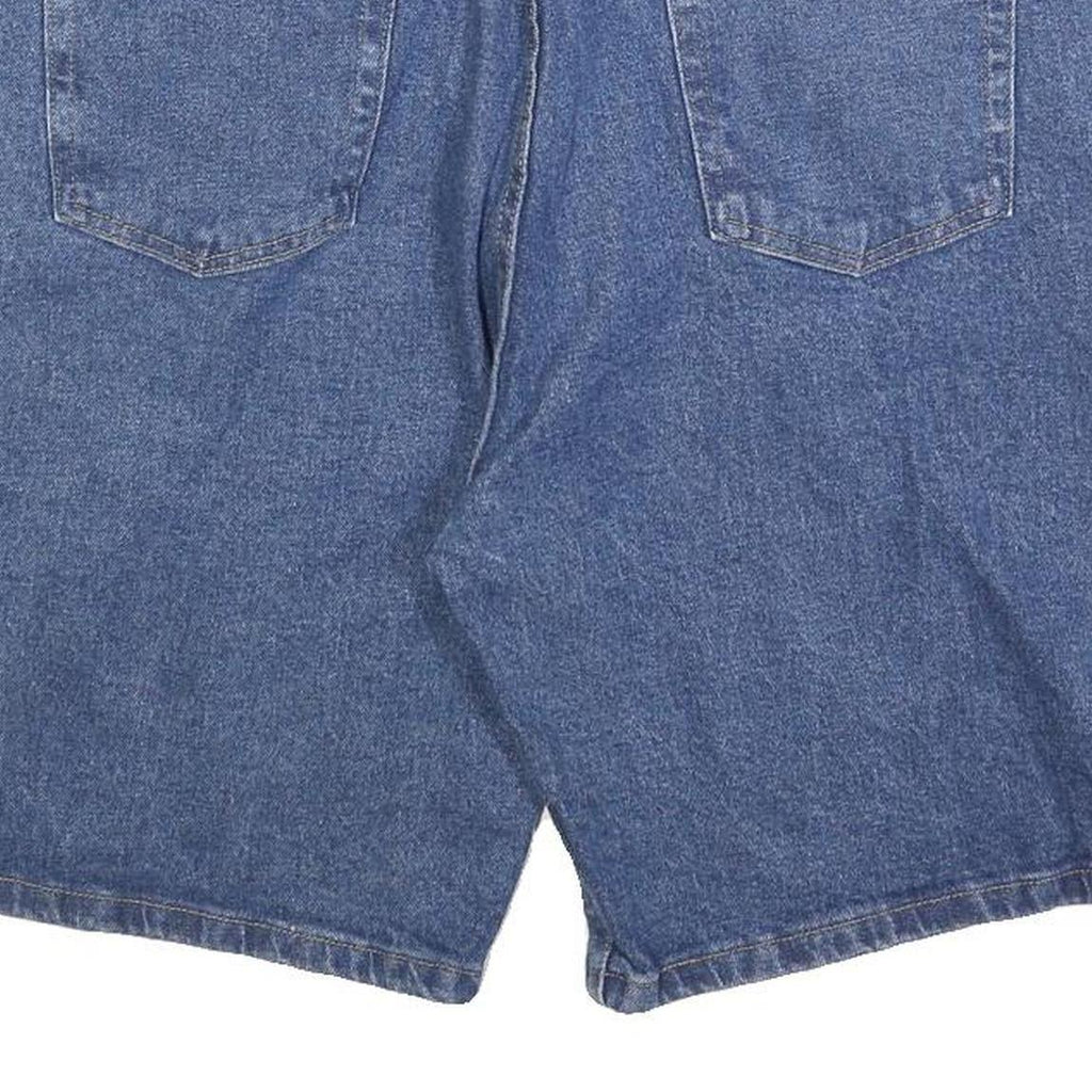 WRANGLER Mens Shorts Blue Denim Casual L W36 Cotton Blend Classic Fit