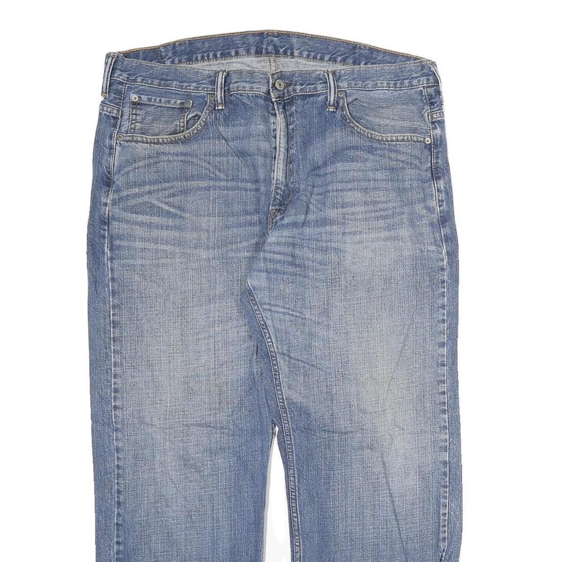 LEVI'S Mens Jeans Blue Regular Straight Denim Medium W38 L30 Classic Cotton Zip