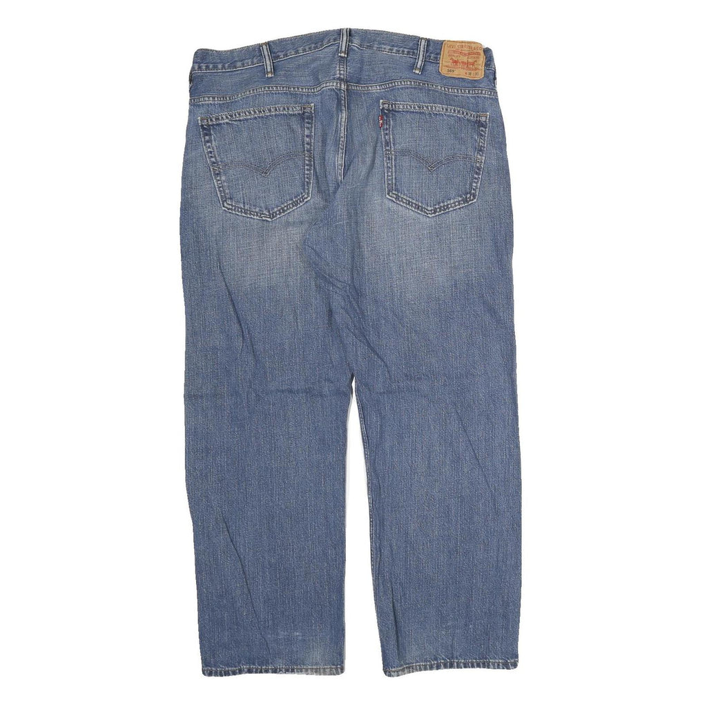 LEVI'S Mens Jeans Blue Regular Straight Denim Medium W38 L30 Classic Cotton Zip