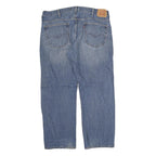 LEVI'S Mens Jeans Blue Regular Straight Denim Medium W38 L30 Classic Cotton Zip
