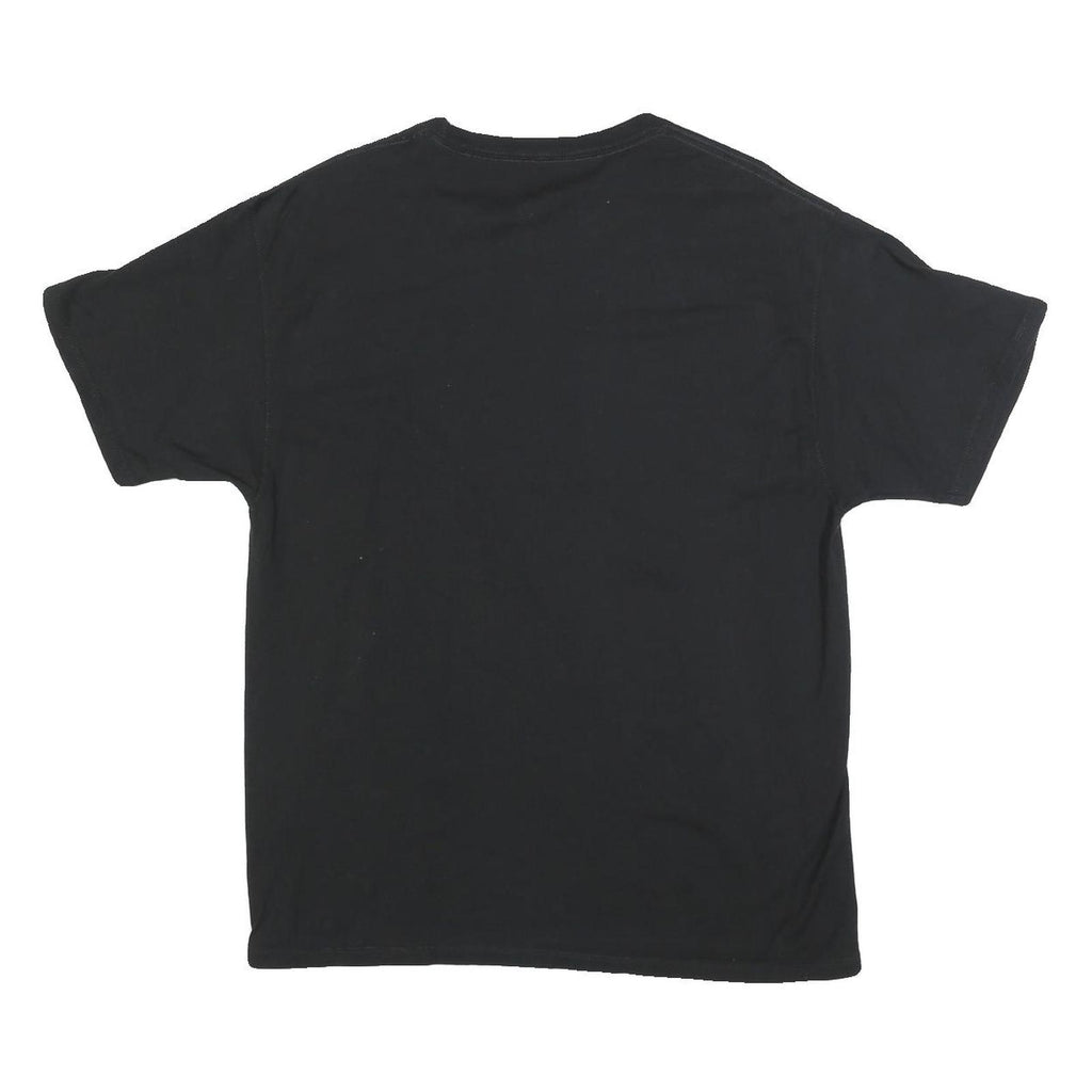 CHAMPION Mens Black Classic T-Shirt L Short Sleeve Crew Neck Cotton Blend