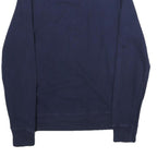 POLO RALPH LAUREN Mens Navy Blue Shawl Collar M Cotton Blend Sweatshirt