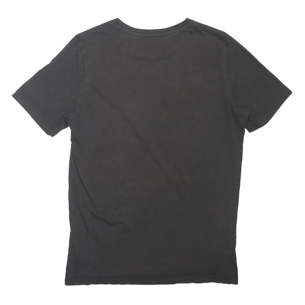 PUMA Mens Black Graphic T-Shirt M Short Sleeve Crew Neck Cotton Blend Casual