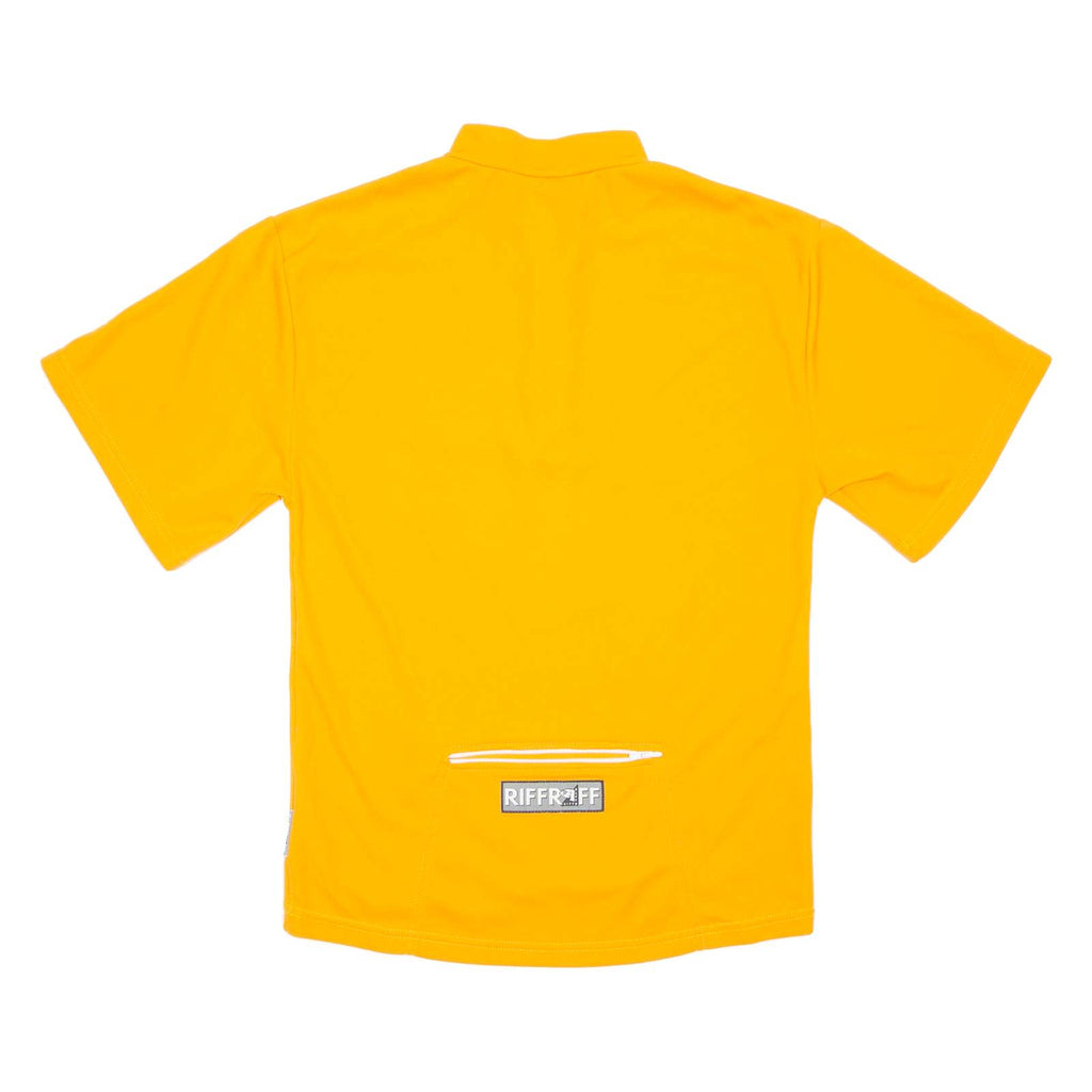 RIFFRAFF Cycling Mens Jersey Orange 1/4 Zip S