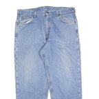 CARHARTT Mens Jeans Blue Regular Straight Denim Medium W38 L28 Workwear Zip