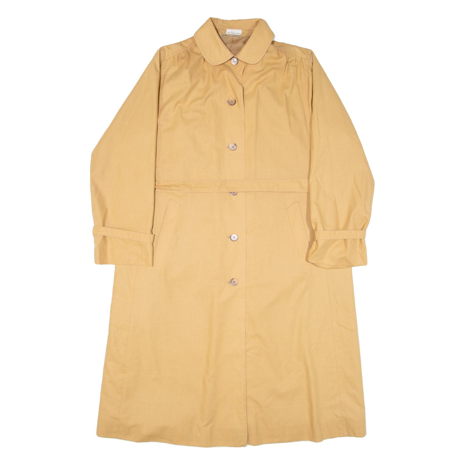 GOTZ MODELL Womens Trench Coat Orange M