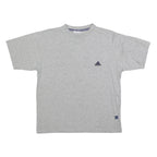 ADIDAS Mens Grey Classic T-Shirt M Short Sleeve Crew Neck Cotton Blend Sport