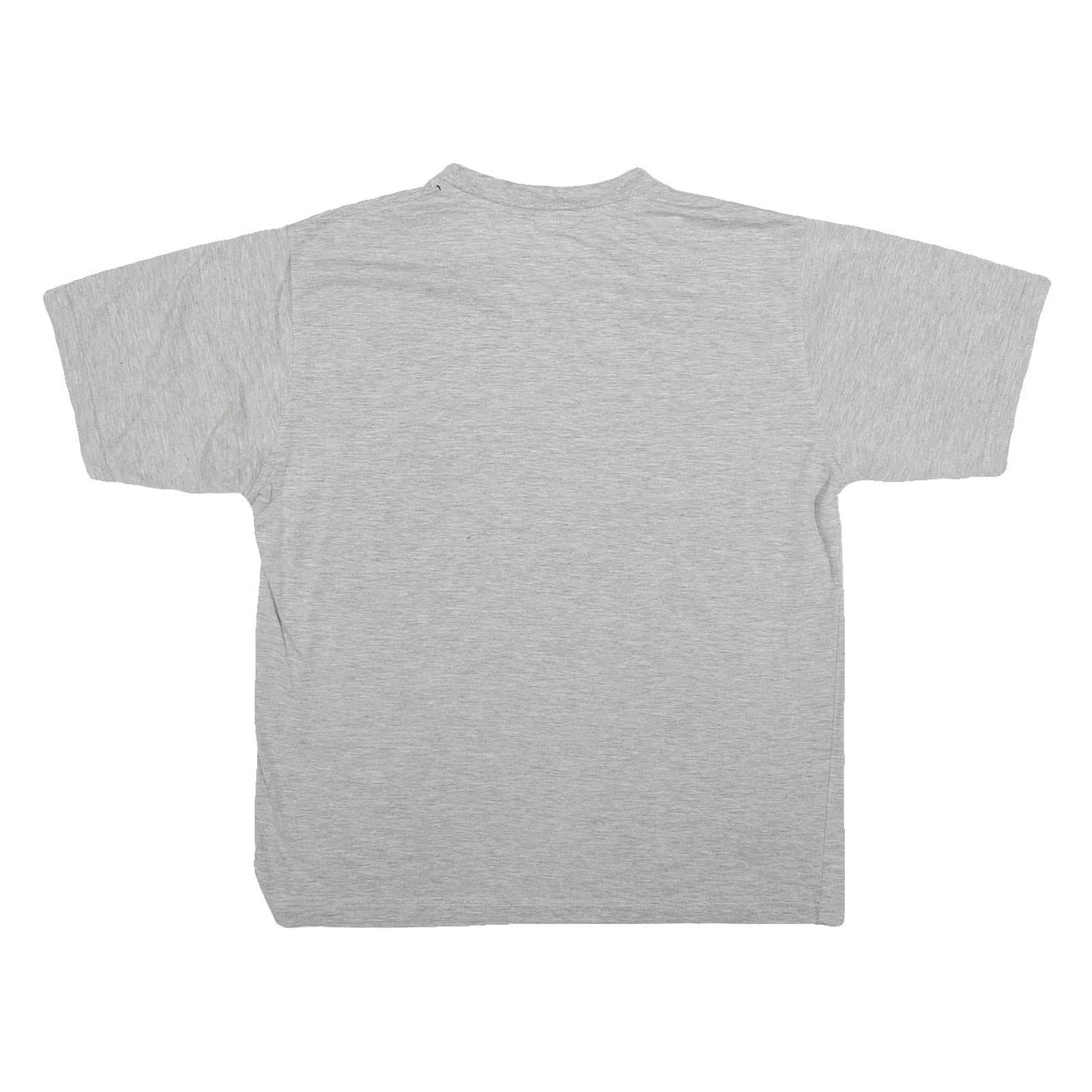 ADIDAS Mens Grey Classic T-Shirt M Short Sleeve Crew Neck Cotton Blend Sport