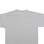 ADIDAS Mens Grey Classic T-Shirt M Short Sleeve Crew Neck Cotton Blend Sport