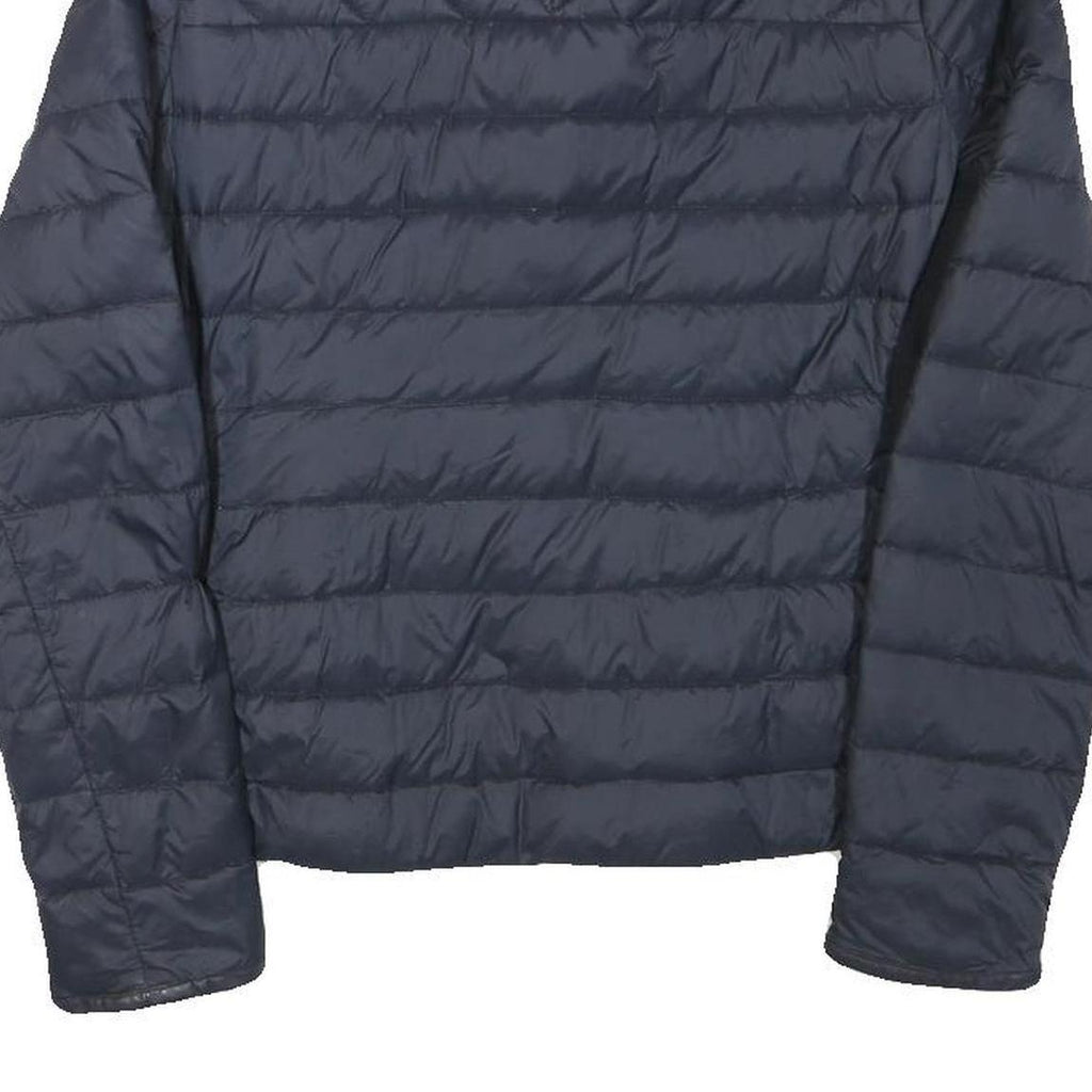 DIESEL Womens Navy Blue Jacket S Polyester Blend Puffer Zip Up Lightweight