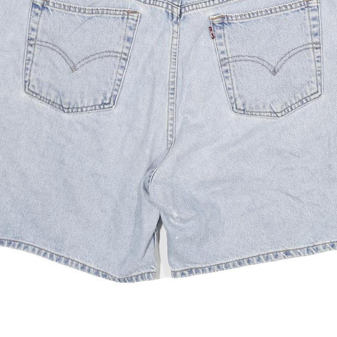 LEVI'S Womens Denim Shorts Blue XL W32 Classic Fit Casual Summer Wear