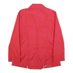 PAUL & SHARK Womens Red Button Jacket S Polyester Classic Double Breasted