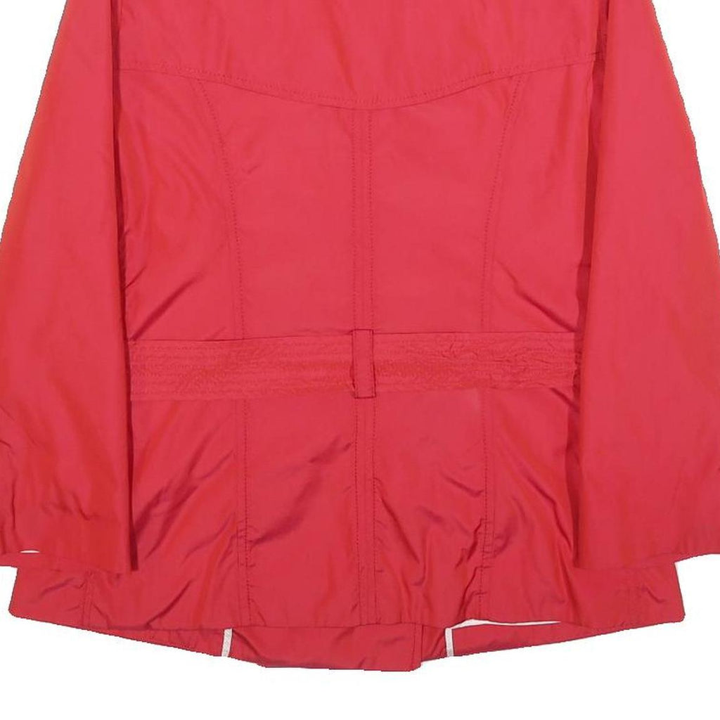 PAUL & SHARK Womens Red Button Jacket S Polyester Classic Double Breasted