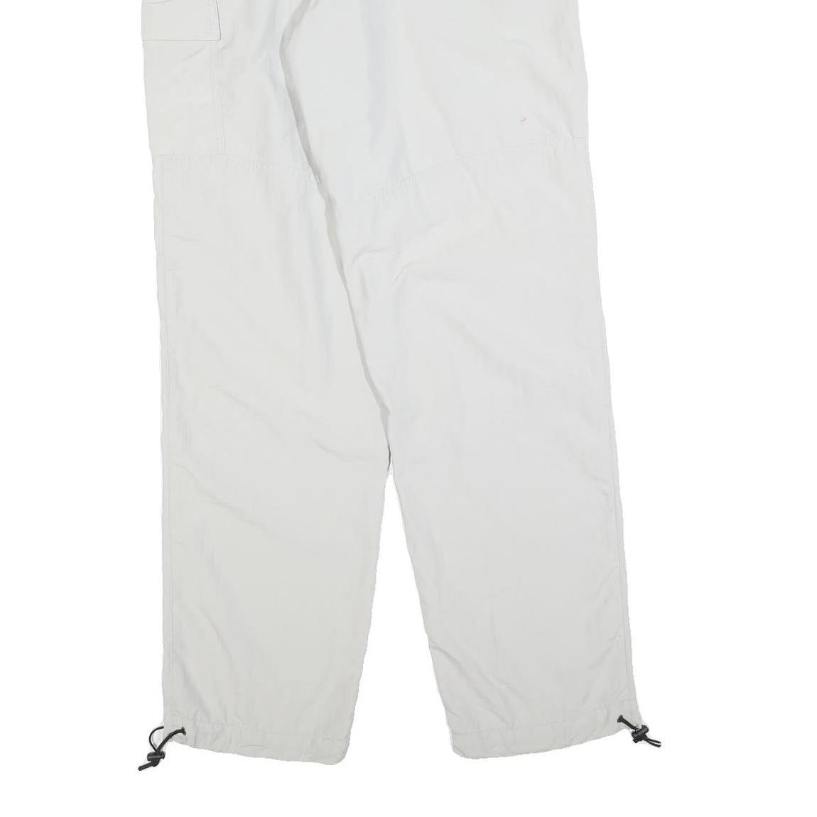 SCHOFFEL Womens Polyester Blend White Regular Straight Trousers W30 L32 Outdoor