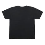 ADIDAS Mens Black & White Logo Graphic T-Shirt L Short Sleeve Crew Neck Cotton