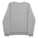 PUMA Mens Grey Sweatshirt Crew Neck M Cotton Blend Pullover Casual Active