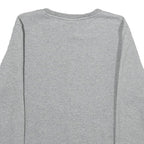 PUMA Mens Grey Sweatshirt Crew Neck M Cotton Blend Pullover Casual Active