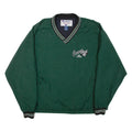 CHAMPION Mens Sweatshirt Green V-Neck Nylon 2XL