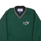 CHAMPION Mens Sweatshirt Green V-Neck Nylon 2XL