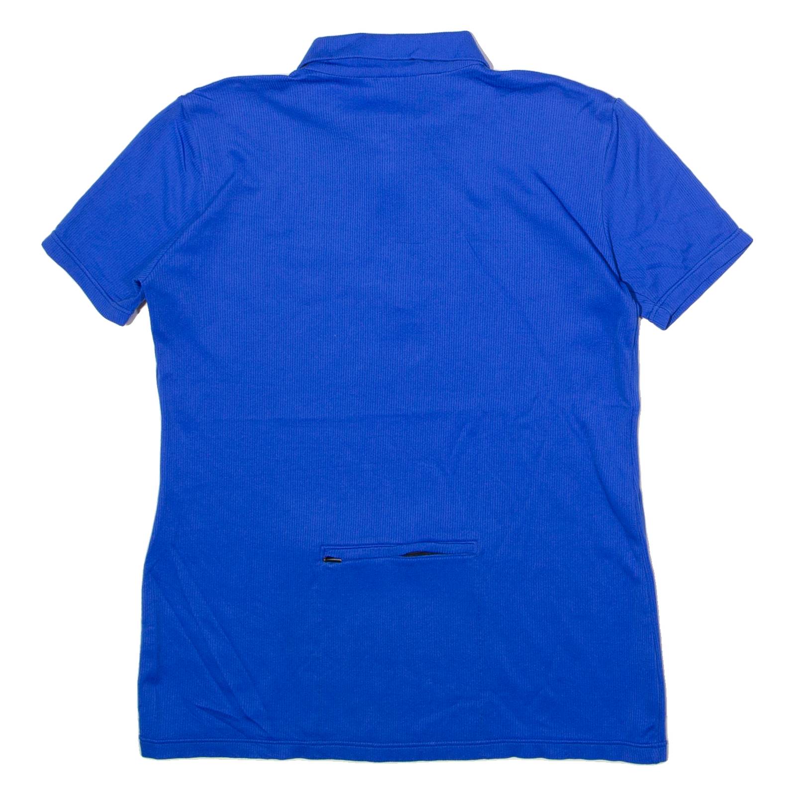 GONSO Cycling Womens Jersey Blue 90s 1/4 Zip M
