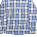 TOMMY HILFIGER Womens Blue & White Check Shirt S Soft Cotton Casual Button Down