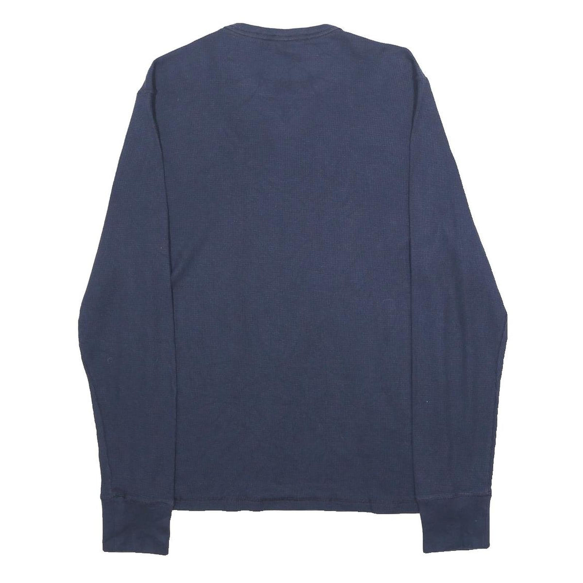 TOMMY HILFIGER Sleepwear Mens Blue Long Sleeve Crew Neck T-Shirt L Cotton Blend