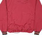 CHAMPION Mens Red Senior High School Staff V Neck L Nylon Sweatshirt Pullover