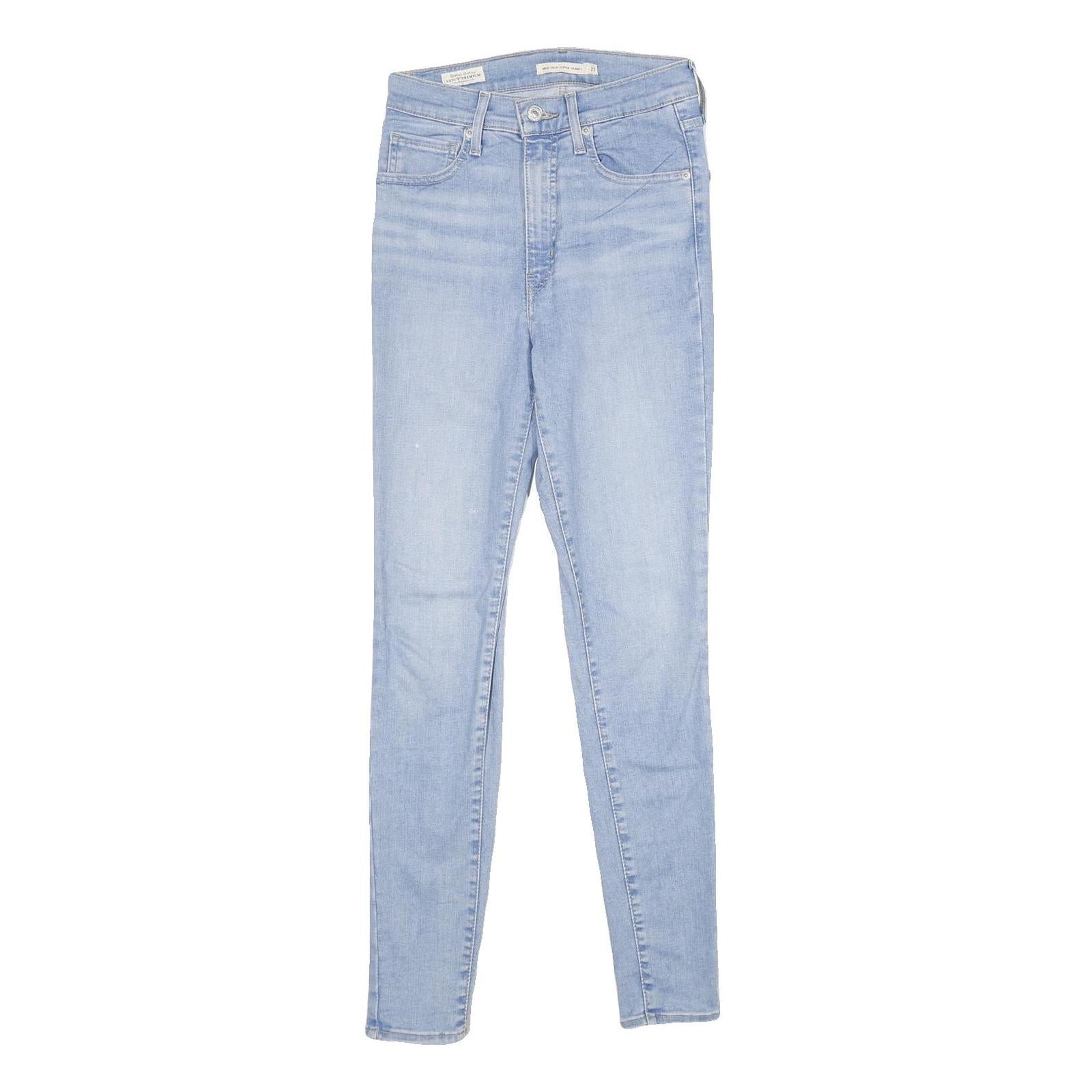 LEVI'S Mile High Super Skinny Big E Womens Jeans Blue Slim Skinny Denim W27 L30