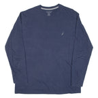 NAUTICA Sleepwear Mens T-Shirt Blue Long Sleeve L