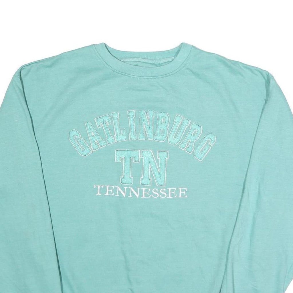 SANJEEV OF GATLINBURG Mens Blue Gatlinburg TN Tennessee Crew Neck L Sweatshirt