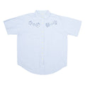 SCHILD Womens Plain Shirt Blue Floral XL