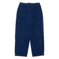Velvet Womens Sweatpants Blue Wide-Leg S W28 L27