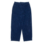 Velvet Womens Sweatpants Blue Wide-Leg S W28 L27
