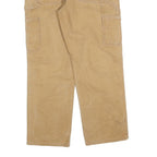 CARHARTT Mens Jeans Beige Relaxed Straight Denim Fair W31 L30 Workwear Zip