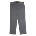 DICKIES Flex Workwear Mens Twill Trousers Grey Slim Tapered W32 L30