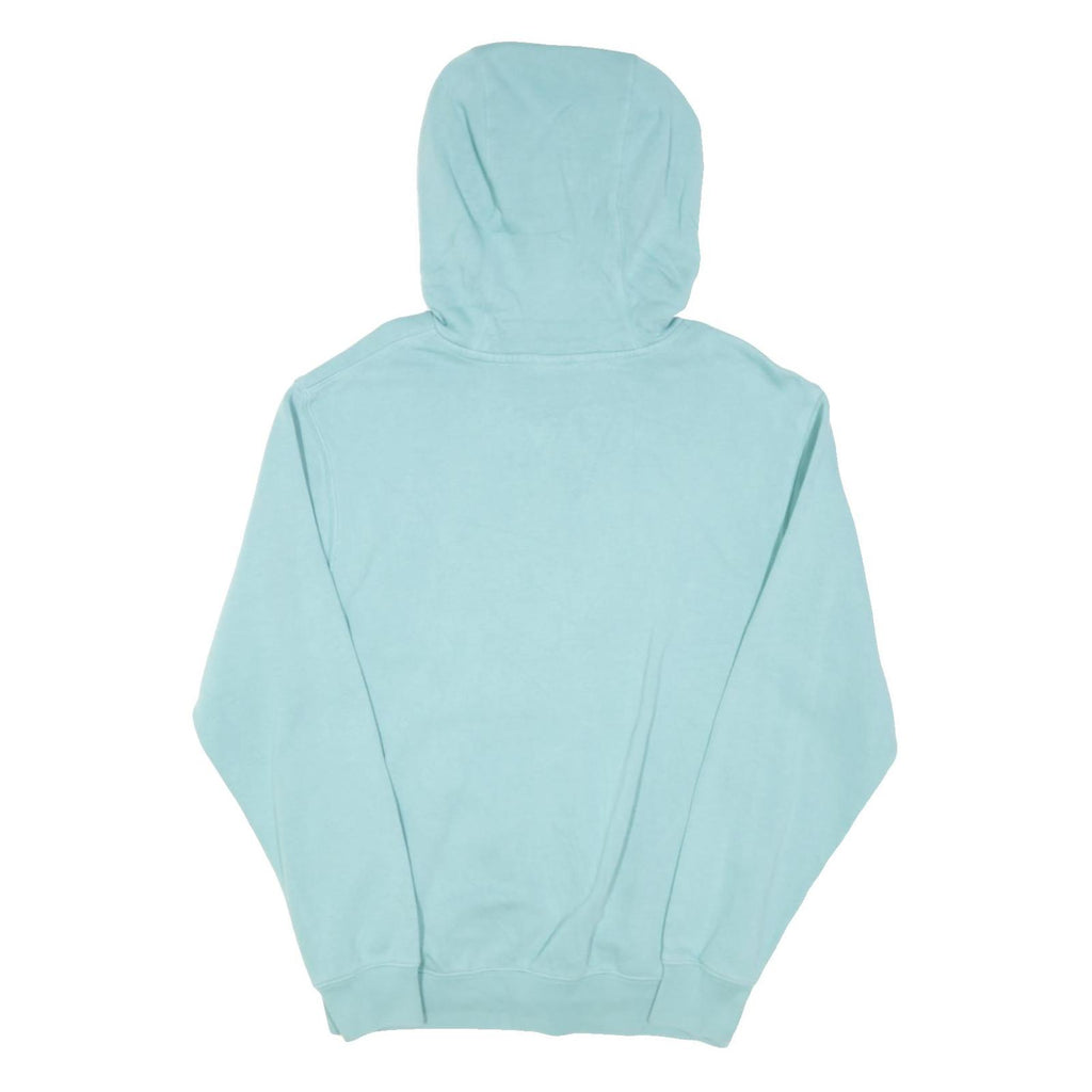 NIKE Mens Blue Hoodie S Cotton Blend Pullover Casual Sportswear