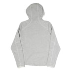 COLUMBIA Womens Grey Cotton Blend Jacket L Hooded Zip Casual Outdoor