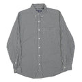 CHAPS Mens Black & White Check Shirt M Button-Down Collar Long Sleeve Casual