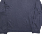 SPORTSWEAR Womens Blue Crew Neck L Sweatshirt Cotton Blend Casual Fit Pullover