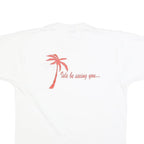 SCREEN STARS BEST Mens White T-Shirt L Short Sleeve Crew Neck Graphic Print