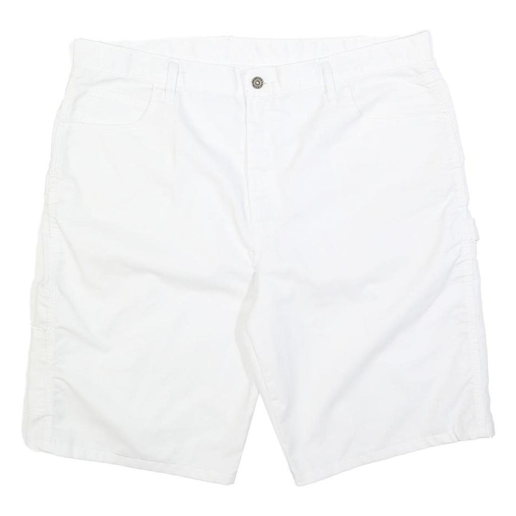 DICKIES Mens White Cotton Blend Casual Shorts XL W38 Workwear Utility