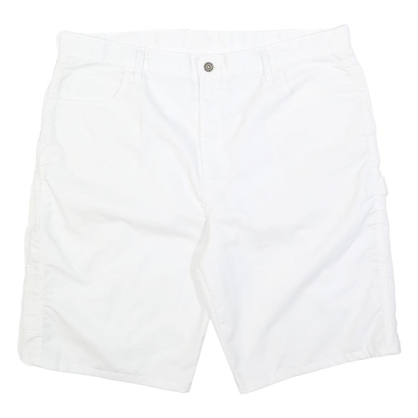DICKIES Mens White Cotton Blend Casual Shorts XL W38 Workwear Utility