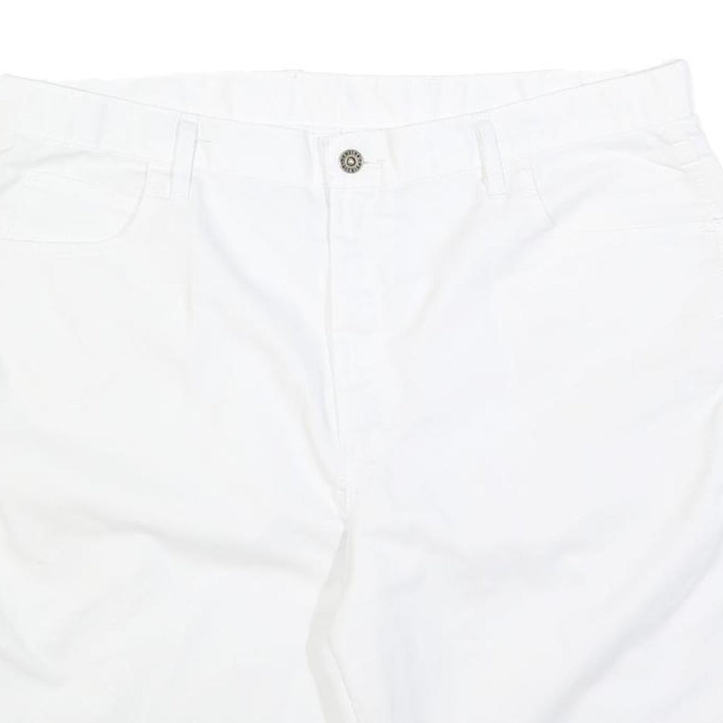 DICKIES Mens White Cotton Blend Casual Shorts XL W38 Workwear Utility
