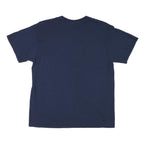 NFL Mens Navy Blue Denver Broncos Graphic T-Shirt Short Sleeve Crew Neck