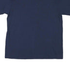 NFL Mens Navy Blue Denver Broncos Graphic T-Shirt Short Sleeve Crew Neck