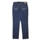 LEVI'S Womens Regular Fit Blue Denim Jeans W29 L28 Classic Cotton Blend Zip