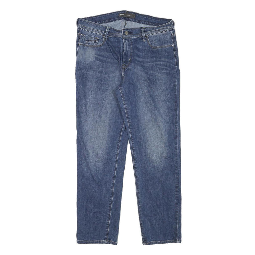 LEVI'S Womens Slim Blue Denim Slim Jeans W30 L26 Classic Cotton Blend Zip