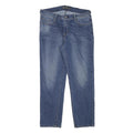 LEVI'S Womens Slim Blue Denim Slim Jeans W30 L26 Classic Cotton Blend Zip