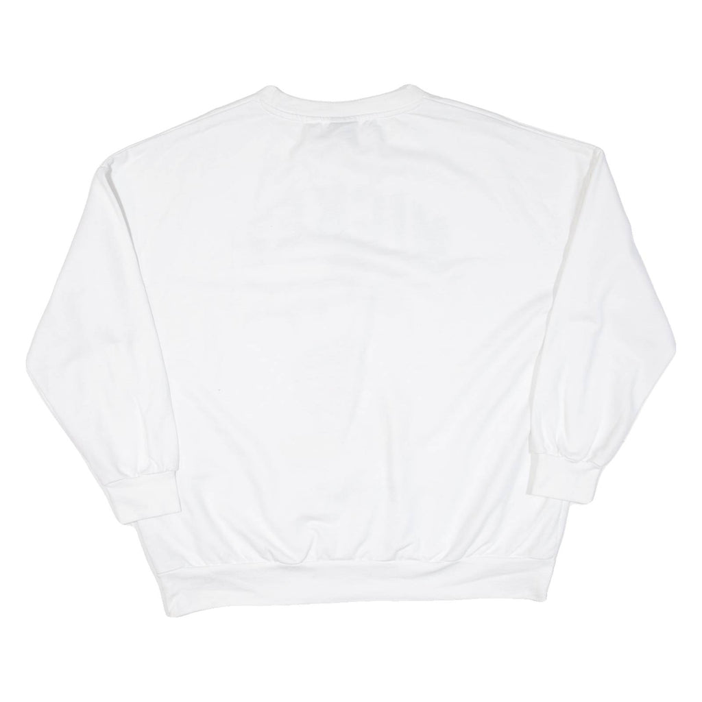 DISNEY Mickey Mouse Womens Sweatshirt White M